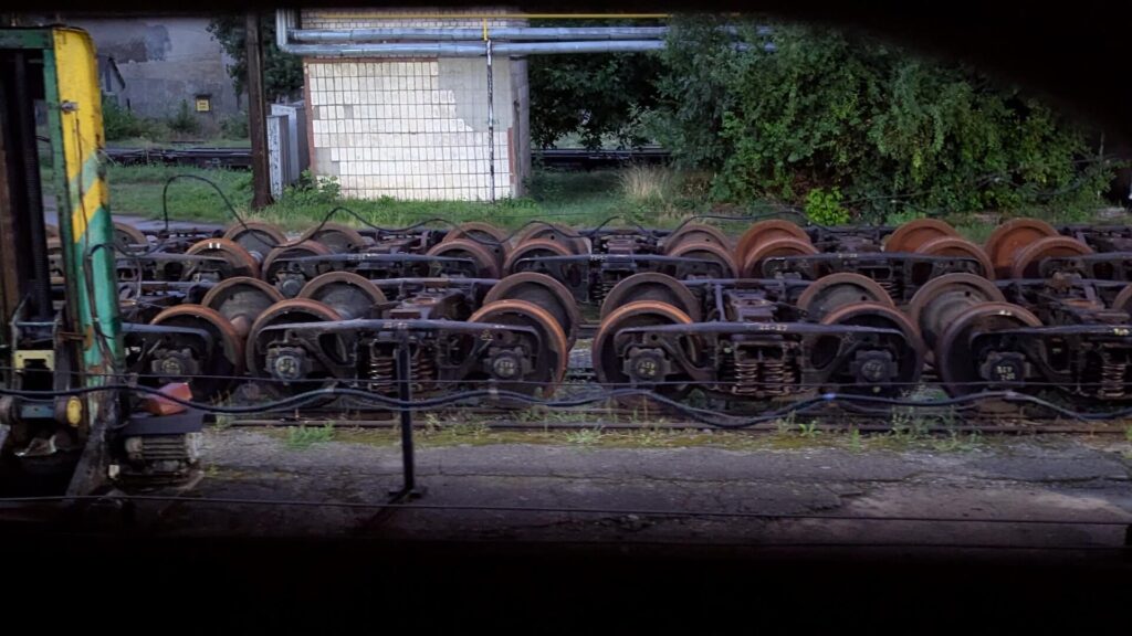 bogies acumulados en el cambio de ancho de Moldavia